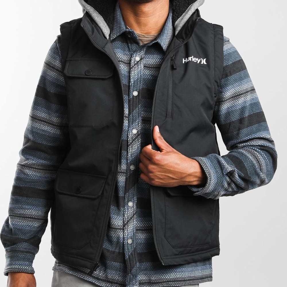 Hurley Men's Collin hooded vest